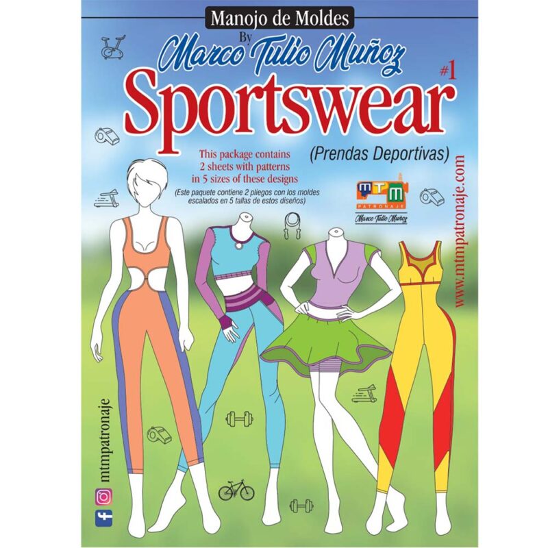 MANOJO DE MOLDES ROPA DEPORTIVA 1 MTM Patronaje