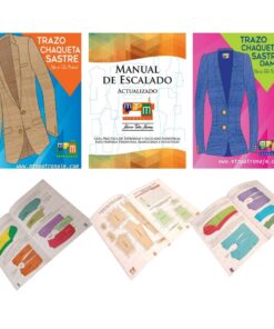 COMBO MANUAL DE ESCALADO Y TRAZO CHAQUETA SASTRE + MOLDERÍA