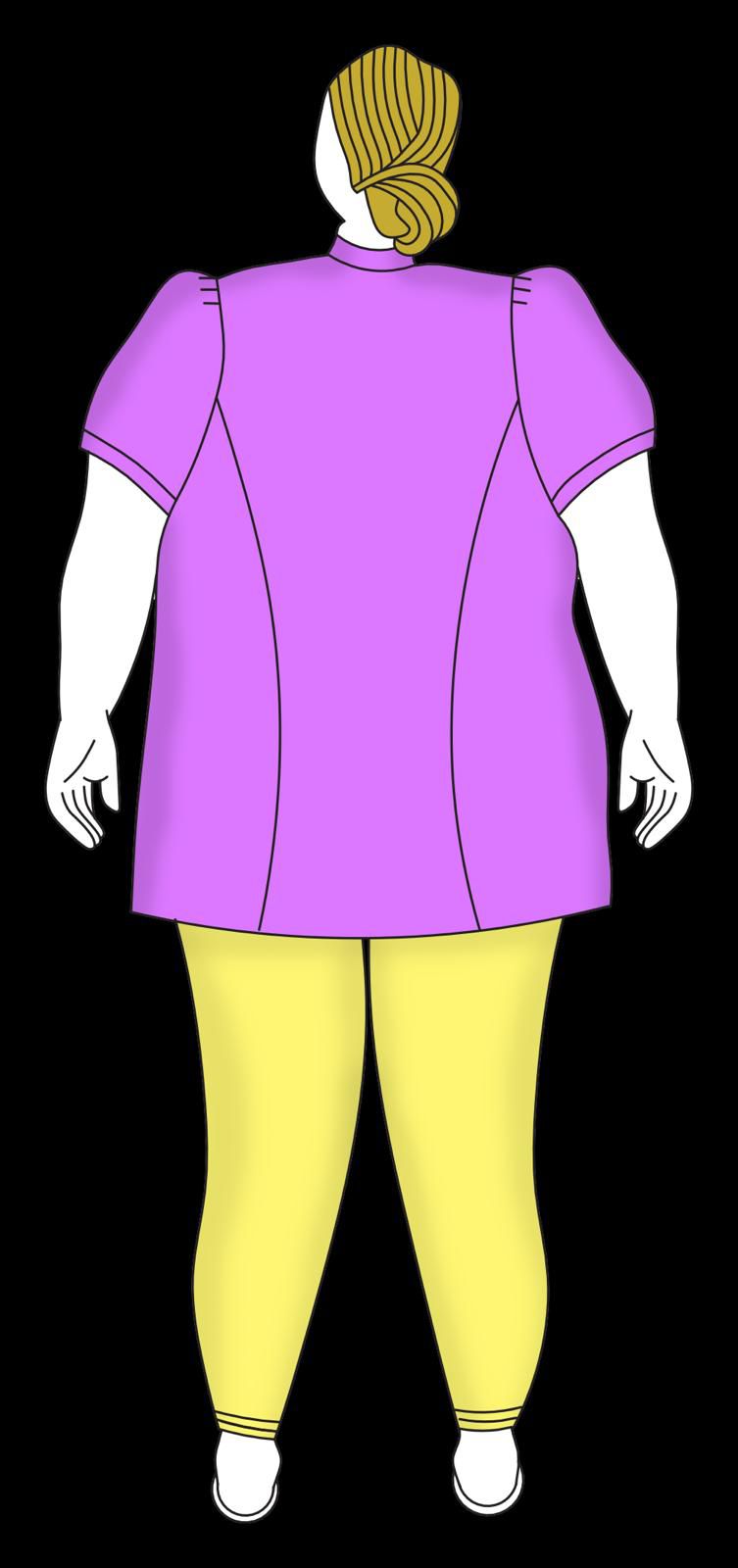 MANOJO DE MOLDES MODA CURVY PLUS SIZE MUJER - Imagen 2