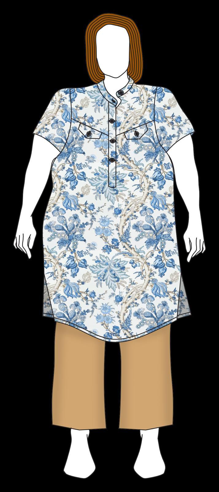 MANOJO DE MOLDES MODA CURVY PLUS SIZE MUJER - Imagen 3