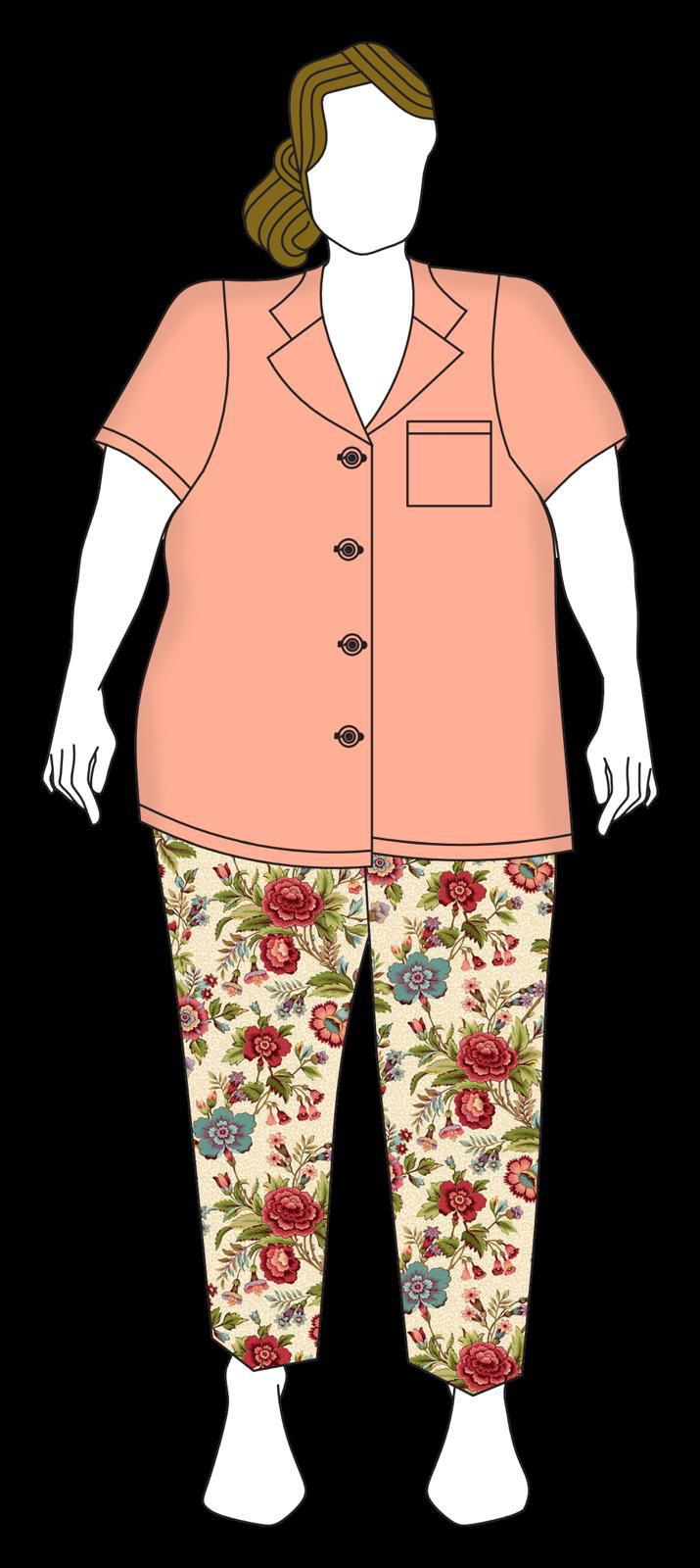 MANOJO DE MOLDES MODA CURVY PLUS SIZE MUJER - Imagen 5