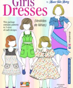 MANOJO DE MOLDES VESTIDOS DE NIÑAS