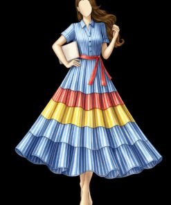 Manojo de Moldes Vestidos Clásicos Dama – Escalado 5 Tallas (By Marco Tulio Muñoz) - Imagen 4